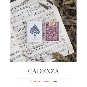 Purchase the full e-book by NKW Playing Cards, explaining all features of Cadenza and routines you can perform with the special gaff cards.