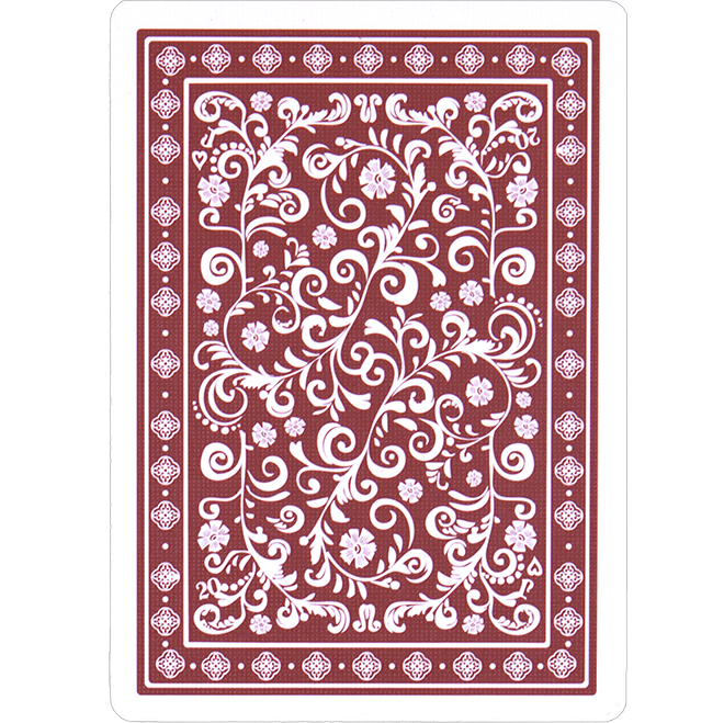 Cadenza: vintage red edition. Comes with 3 marking systems for magic and cardistry.